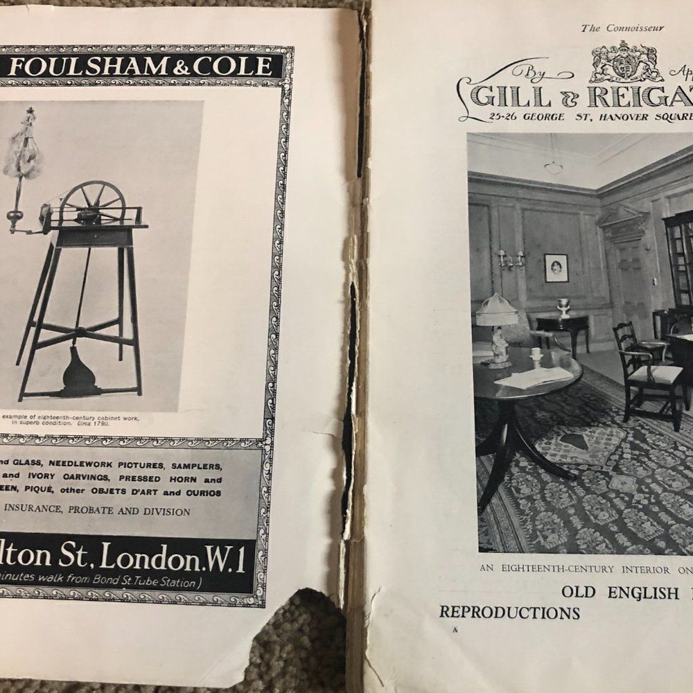 Vintage The Connoissevr International stvdio October 1931 magazine - Picture 4 of 4